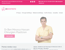 Tablet Screenshot of bmh-esthetic.com